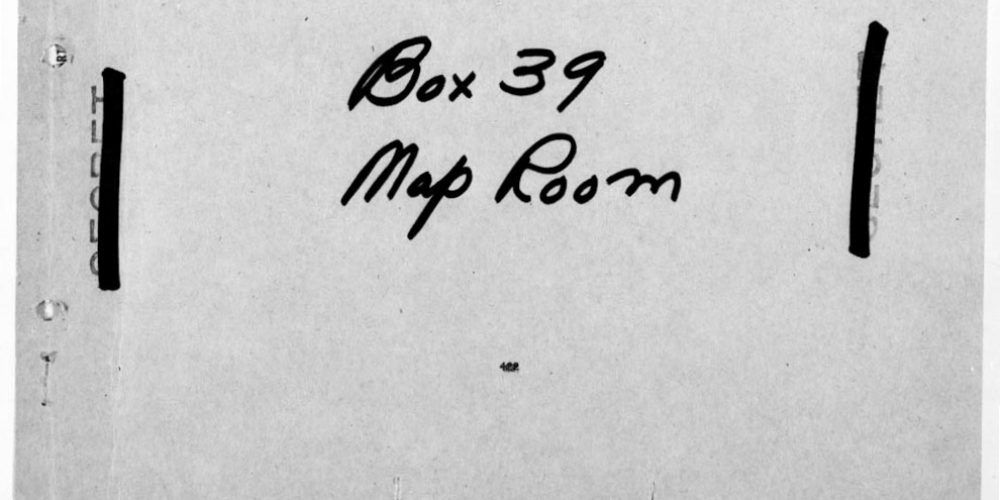 BOX 39, Van Mook. US Secret, Britisch Most Secret. Netherlands Forces (London) April 9th, 1942.