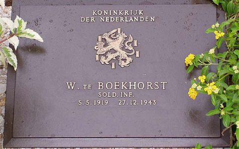 Oom Willy te Boekhorst, overleden op 27 december 1943 te Birma.