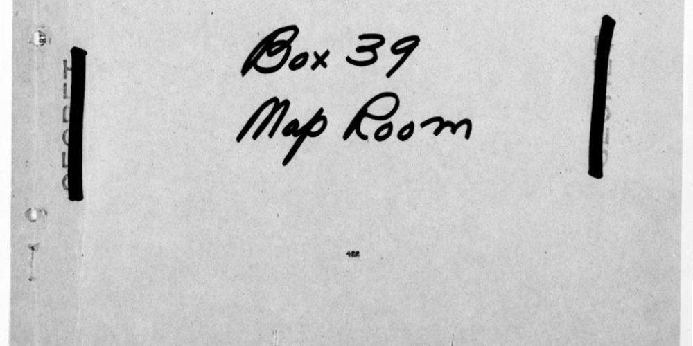 BOX 39, Van Mook. US Secret, Britisch Most Secret. Netherlands Forces (London) April 9th, 1942.